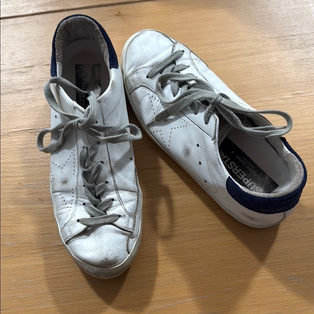 White and Gray Sneakers